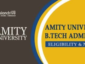 Amity University Gurugram (Gurgaon) B.Tech Admission 2021: Eligibility ...